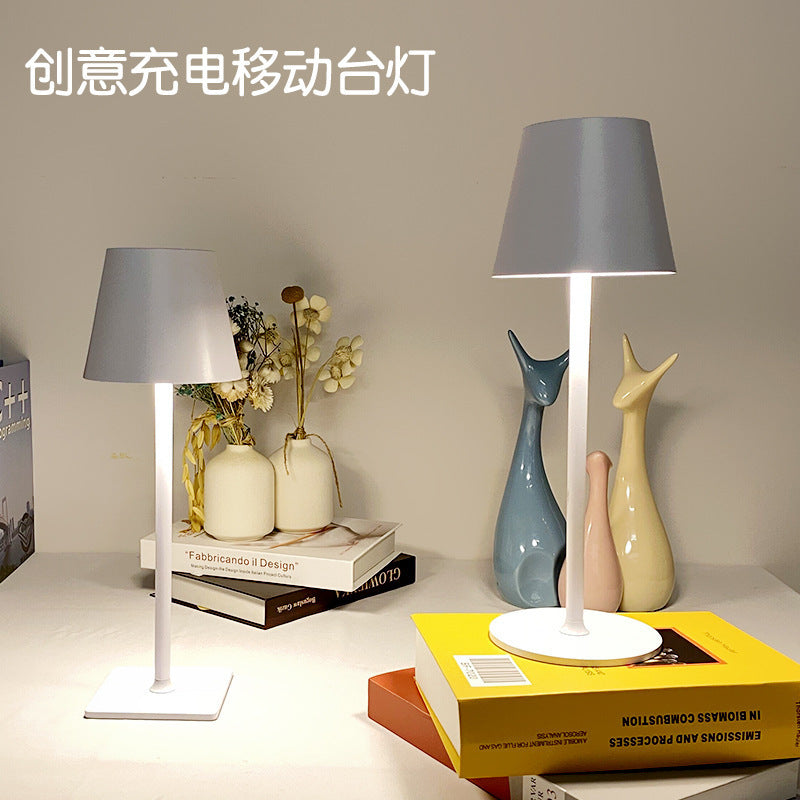 Square Base Cordless Table Lamp